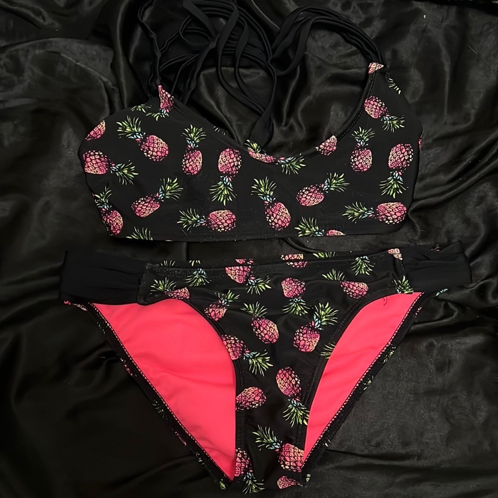 Kids Endless Sun Pineapple 2 Piece Swimsuit